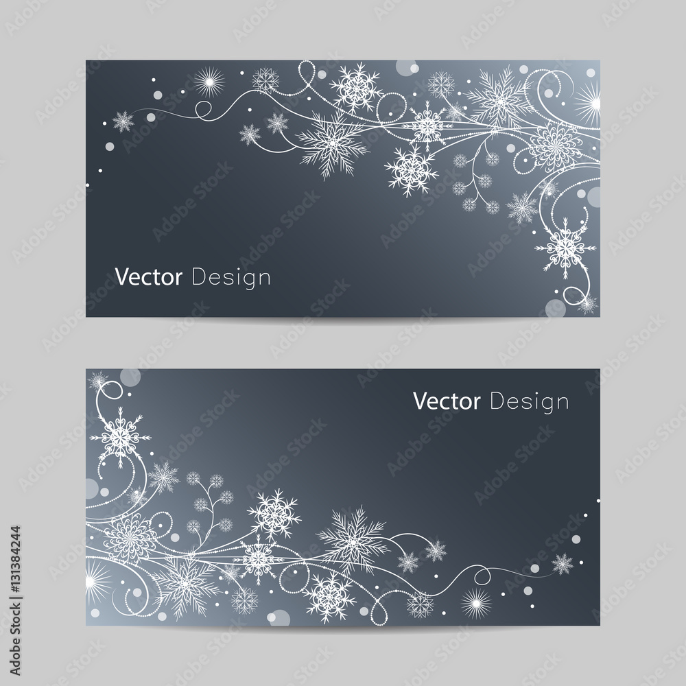 Set of horizontal banners Set of horizontal banners