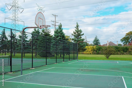Wallpaper Mural Tennis court Torontodigital.ca
