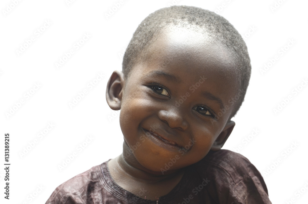 smiling black kid