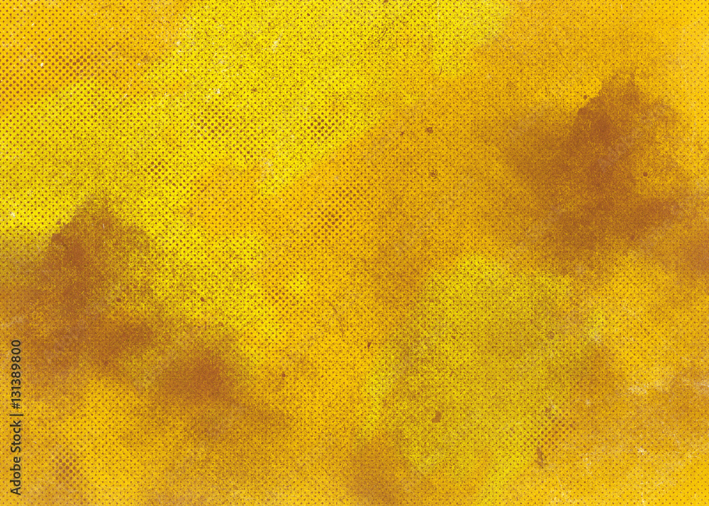 Bright yellow abstract textured background. Texture lemon yellow paint