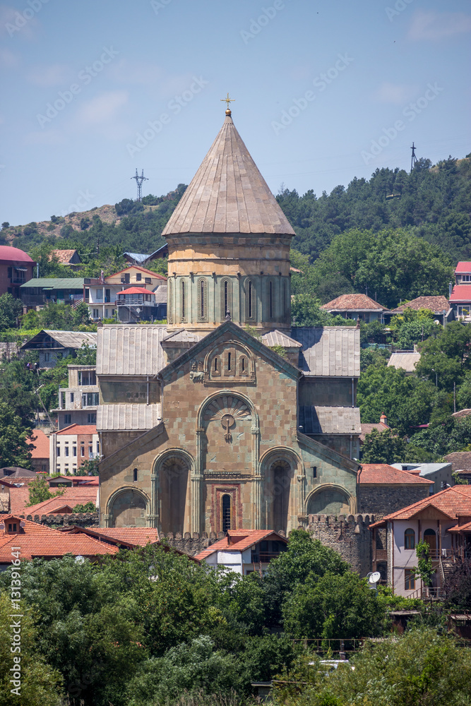 Ancient orthodox church, Svetitskhoveli. Mtskheta Georgia Ancient orthodox church, Svetitskhoveli. Mtskheta Georgia