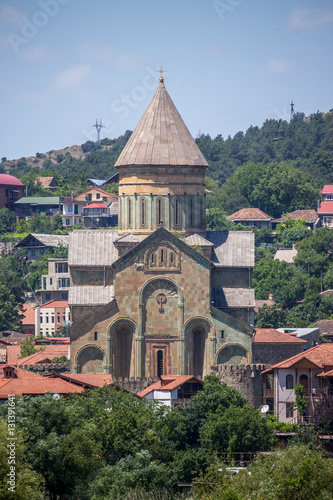 Ancient orthodox church, Svetitskhoveli. Mtskheta Georgia