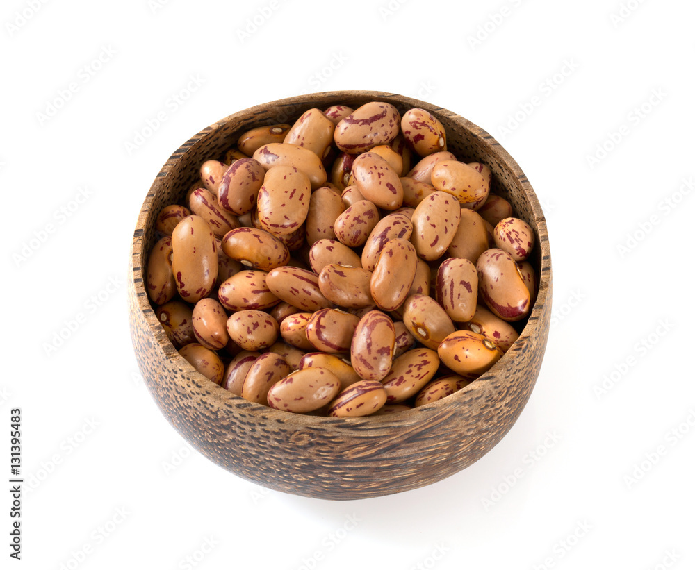 pinto beans isolated on white background pinto beans isolated on white background