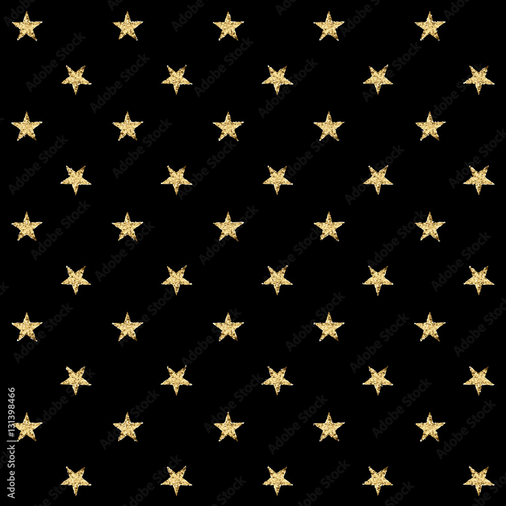 Seamless pattern with golden stars. Vector illustration. Seamless pattern with golden stars. Vector illustration.