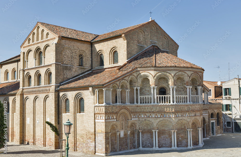 Church of Saints Mary and Donato on Murano island, Italy.