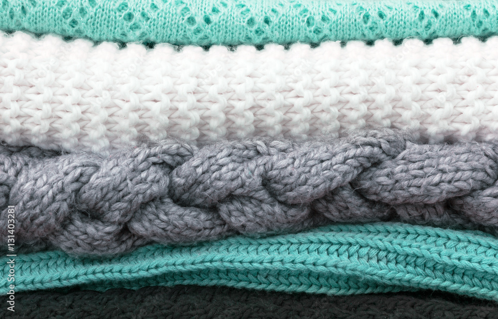 Knitted clothes background texture. Knitted clothes background texture.