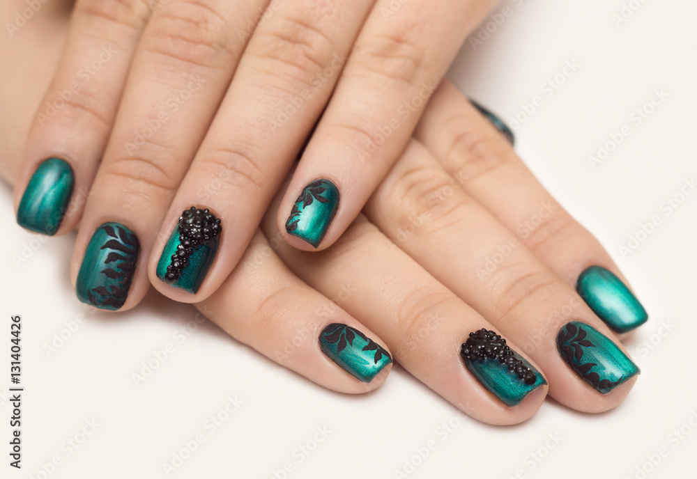 nails green nails green