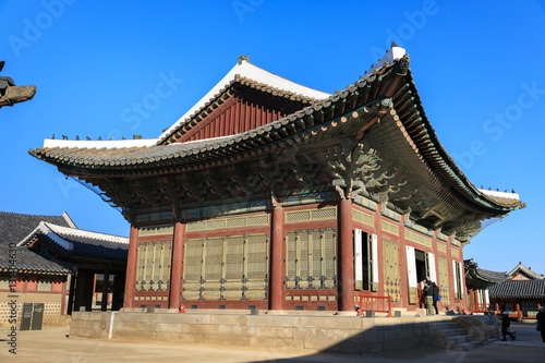 Geyongbokgung Palace in Seoul  South Korea