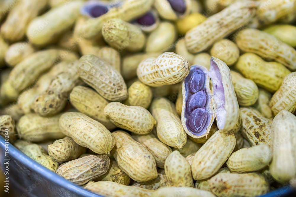 Peanuts in shell texture background. Raw peanuts Peanuts in shell texture background. Raw peanuts