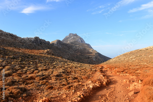 Crete mountains landscape. Greece