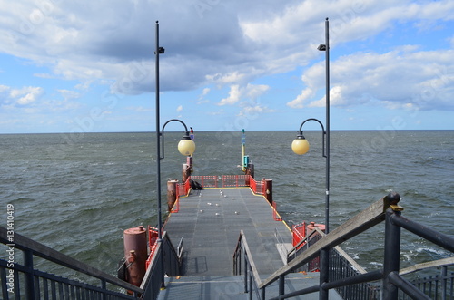 Molo w Międzyzdrojach/Jetty in Miedzyzdroje, West Pomerania, Poland