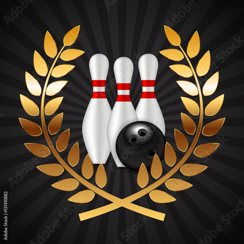Skittles and Bowling Ball Background