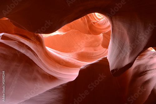 Heart-shaped Rock - Heart-shaped sandstone rock formation in a slot canyon.