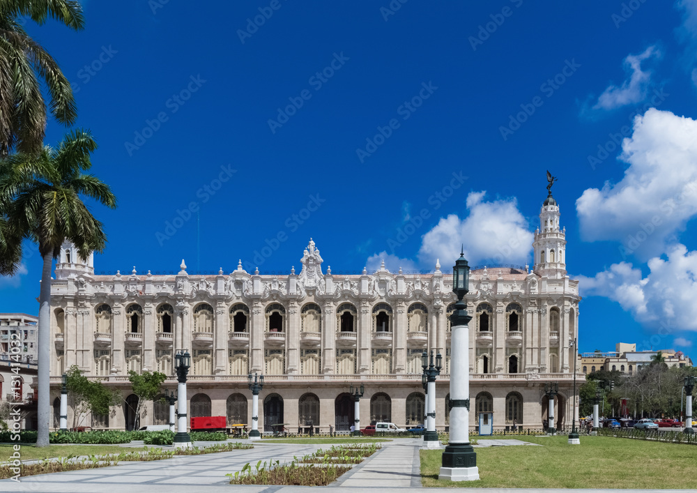 Obraz premium Das Gran Teatro in Havanna Kuba - Serie Kuba 2016 Reportage
