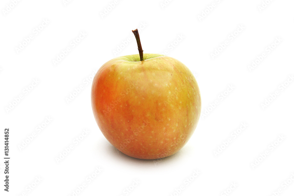 apples isolated on white background. mock up. apples isolated on white background. mock up.