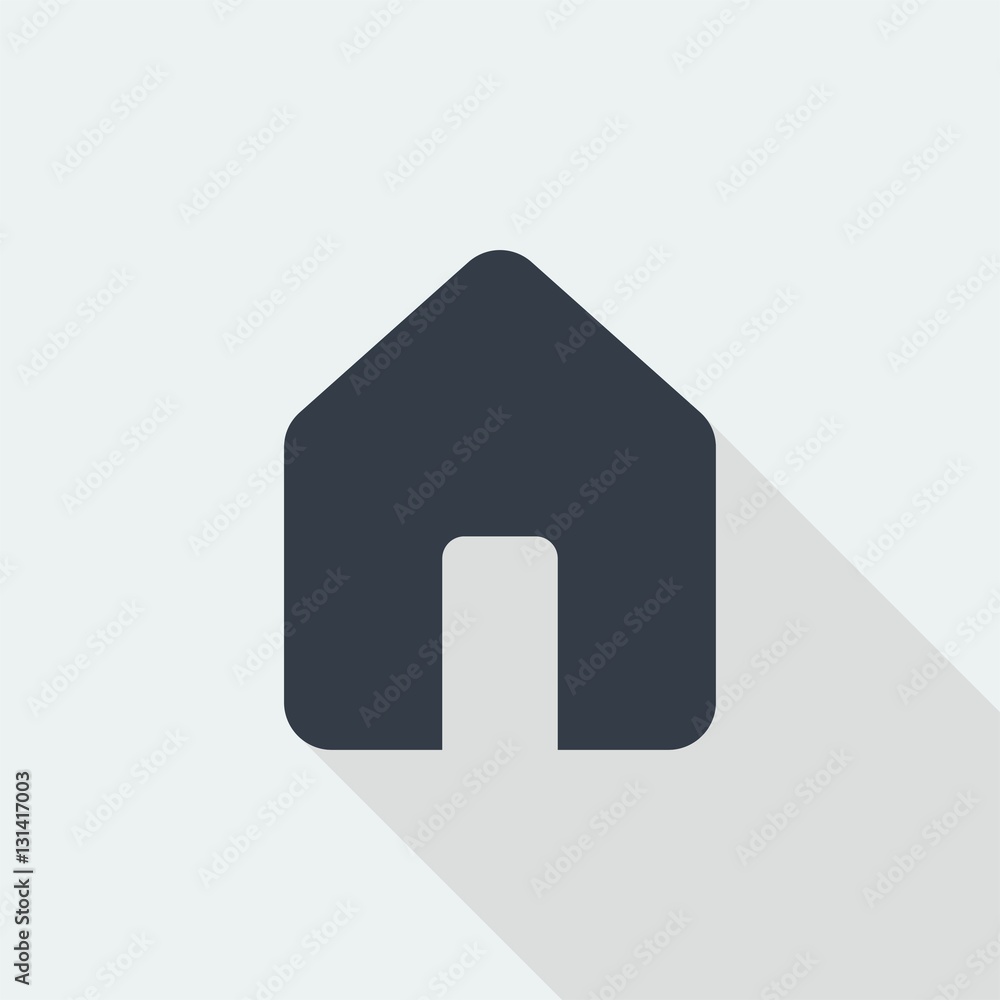 house icon web seo flat design, black white design