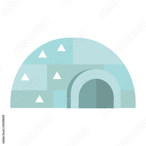 Eskimo house vector illustration.