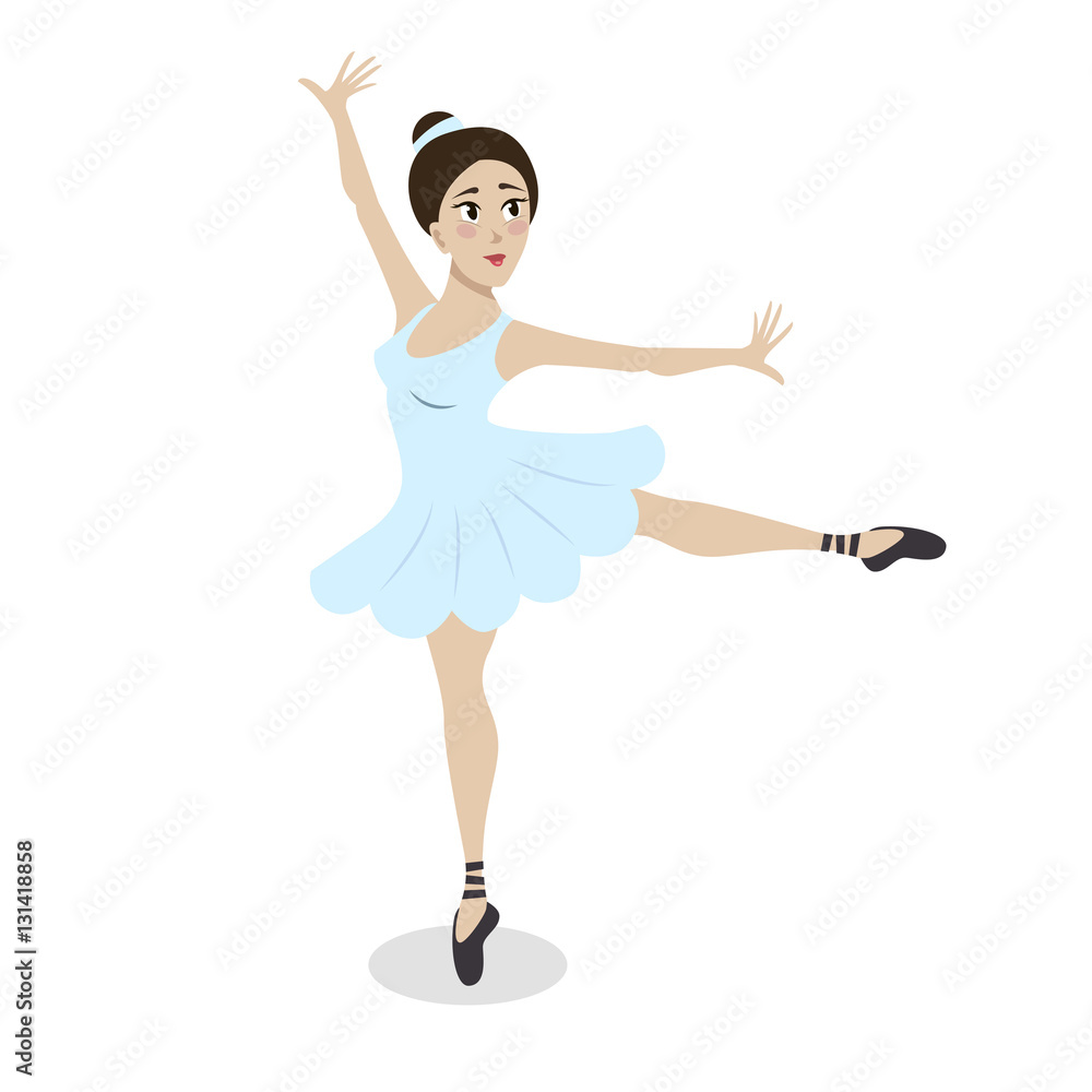 Naklejka premium Balerina