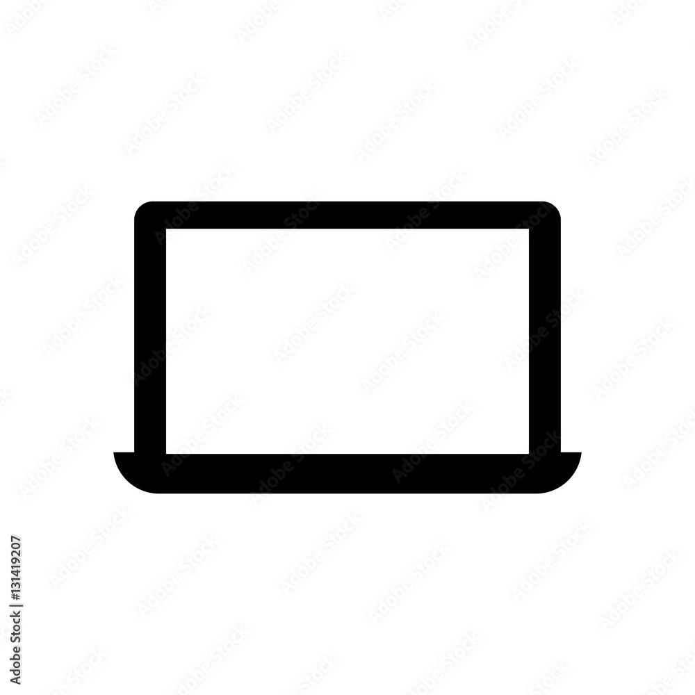 Laptop pc technology vector illustration graphic design Laptop pc technology vector illustration graphic design