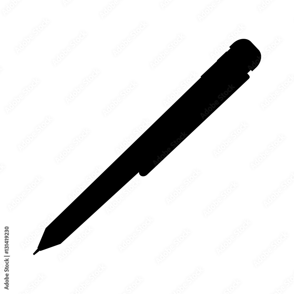 Isolated ballpoint pen vector illustration graphic design Isolated ballpoint pen vector illustration graphic design