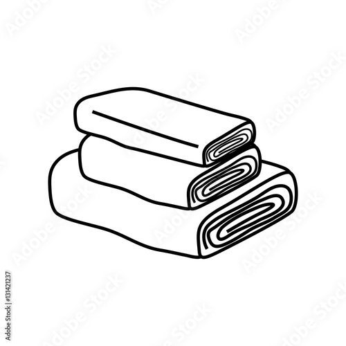 isolated fabrics cloth icon vector illustration graphic design