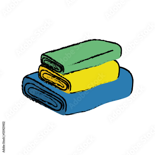 isolated fabrics cloth icon vector illustration graphic design