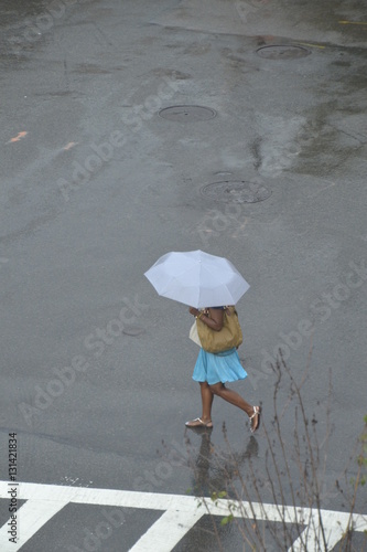 Rainy Day and Umbrella, Boston