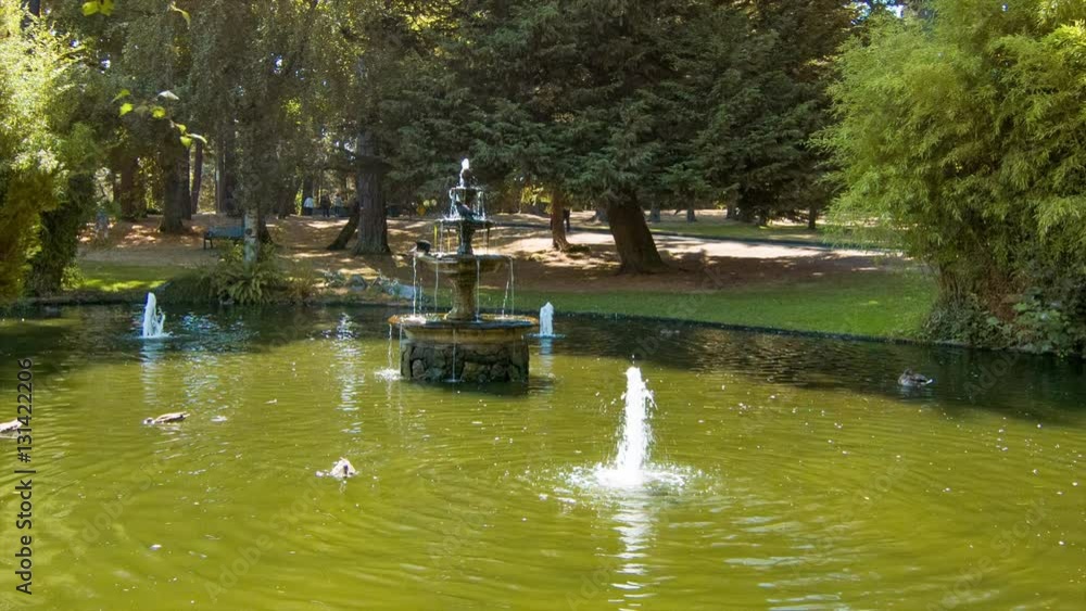 Victoria BC Canada Landmark Pond with Water Feature in Beacon Hill Park on a Sunny Day of Nature in Canada Victoria BC Canada Landmark Pond with Water Feature in Beacon Hill Park on a Sunny Day of Nature in Canada