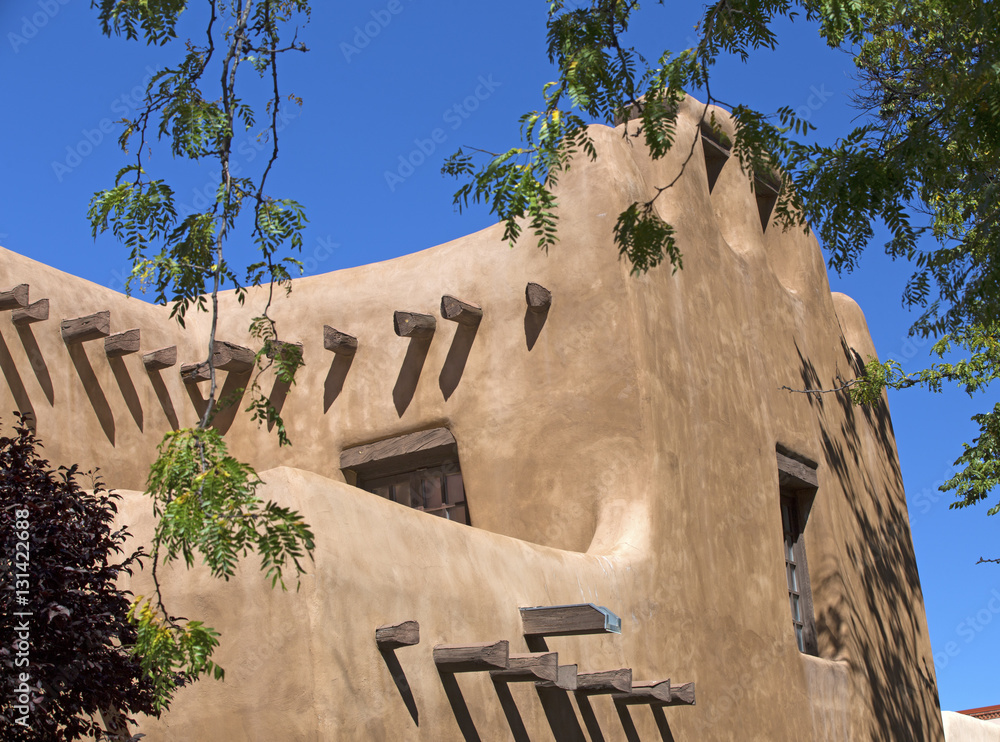 Obraz premium Southwest architecture - Santa Fe, New Mexico