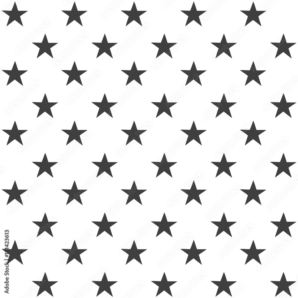 Stylish abstract seamless pattern with black graphic stars. Stylish abstract seamless pattern with black graphic stars.