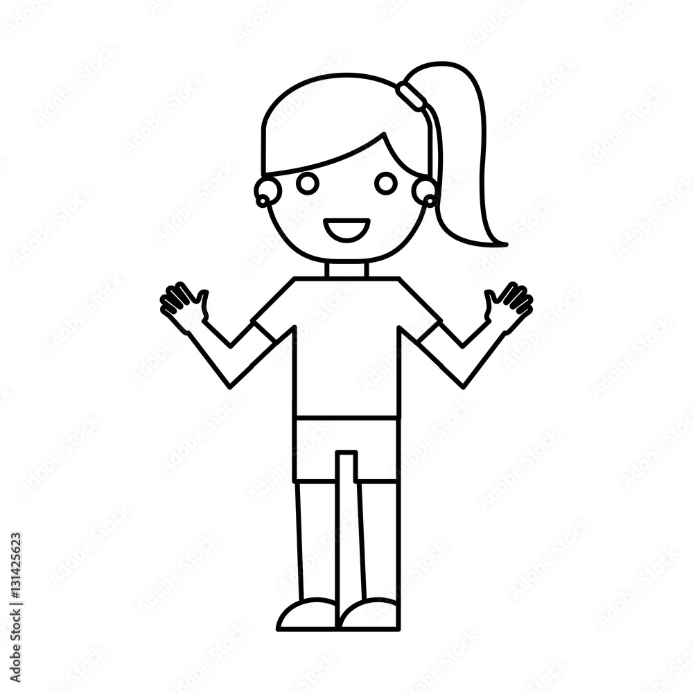 young woman avatar character vector illustration design young woman avatar character vector illustration design