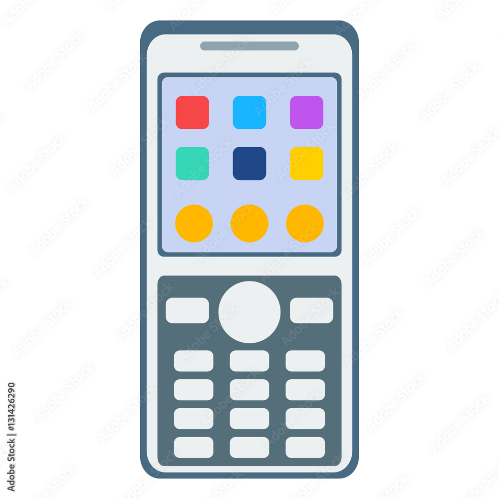 Telephones vector icon. Telephones vector icon.