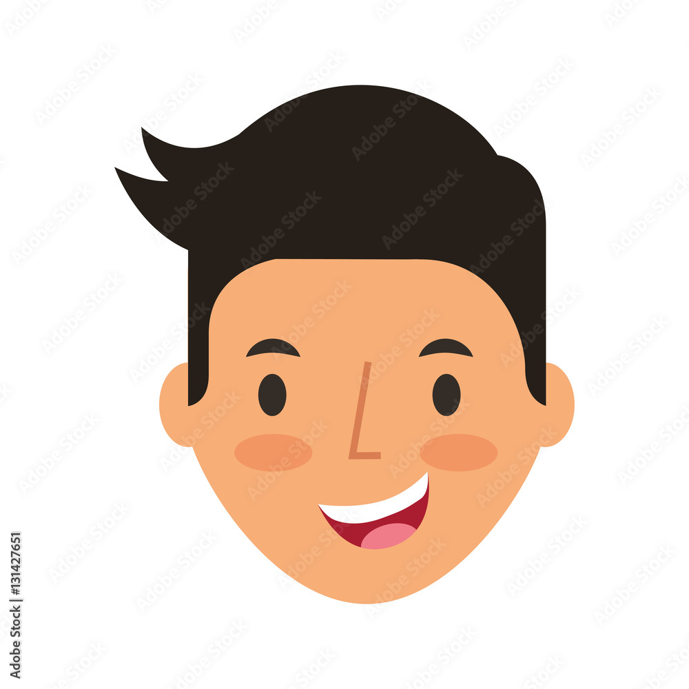 young man avatar character vector illustration design young man avatar character vector illustration design