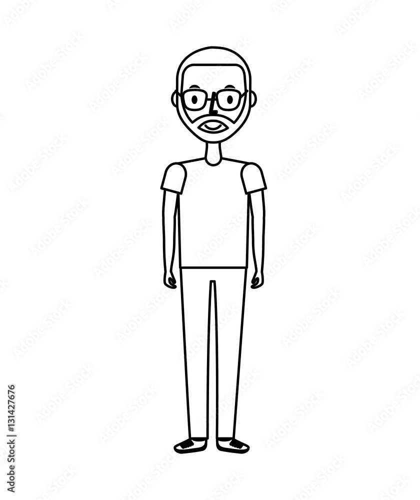young man avatar character vector illustration design young man avatar character vector illustration design