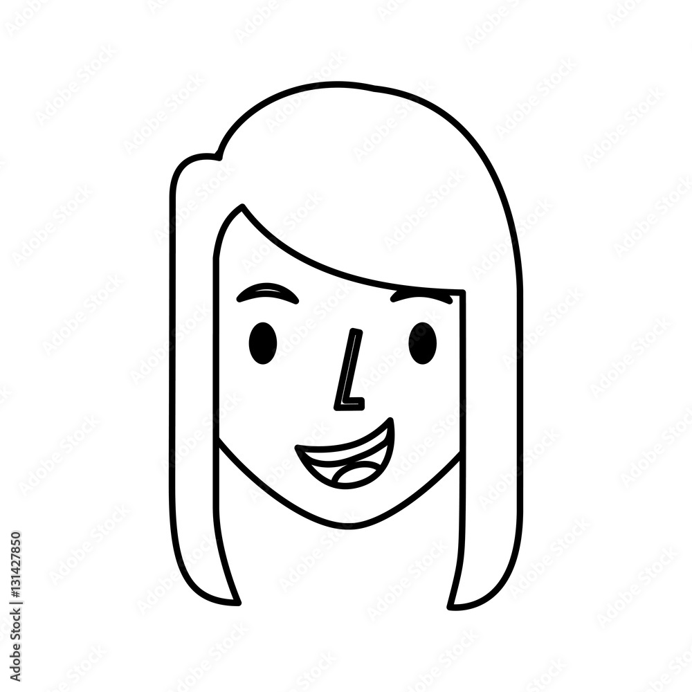 young woman avatar character vector illustration design young woman avatar character vector illustration design
