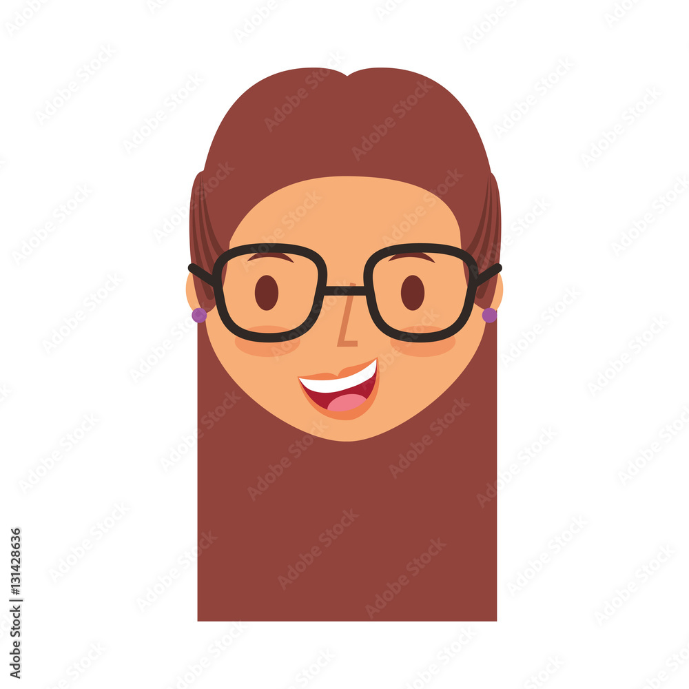 young woman avatar character vector illustration design young woman avatar character vector illustration design