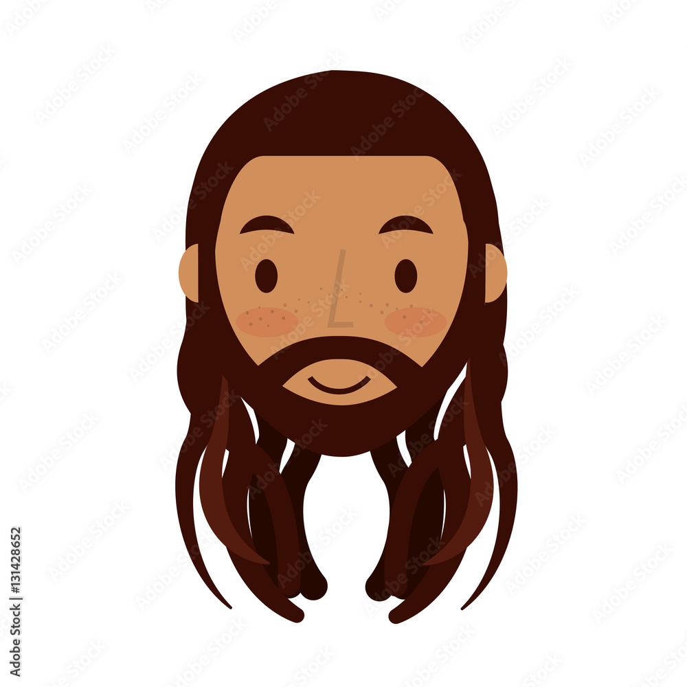 reggae man character icon vector illustration design reggae man character icon vector illustration design