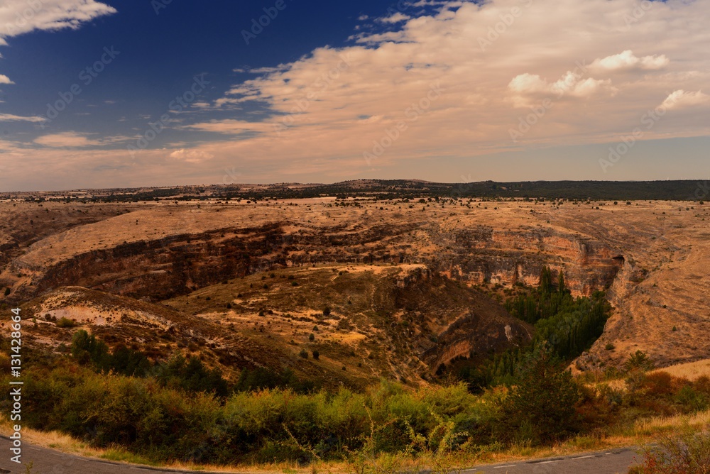 Hoz del Duratón en la meseta castellana