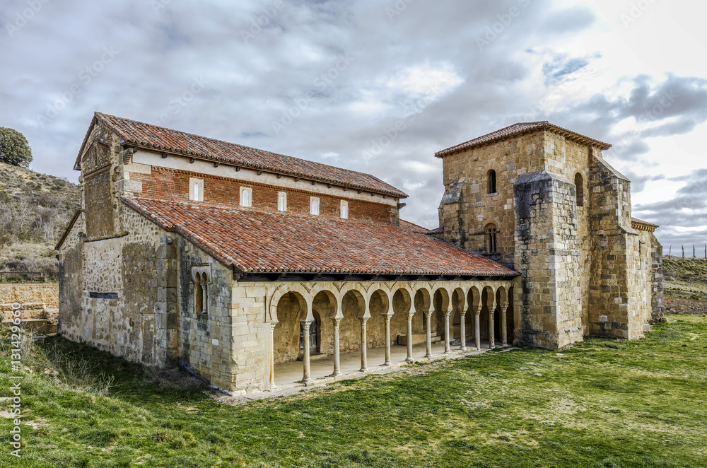 Mozarabic monastery of San Miguel de Escalada in Leon