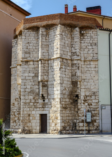 Teruel  Spain, Castle of Ambeles tower of San Martin photo