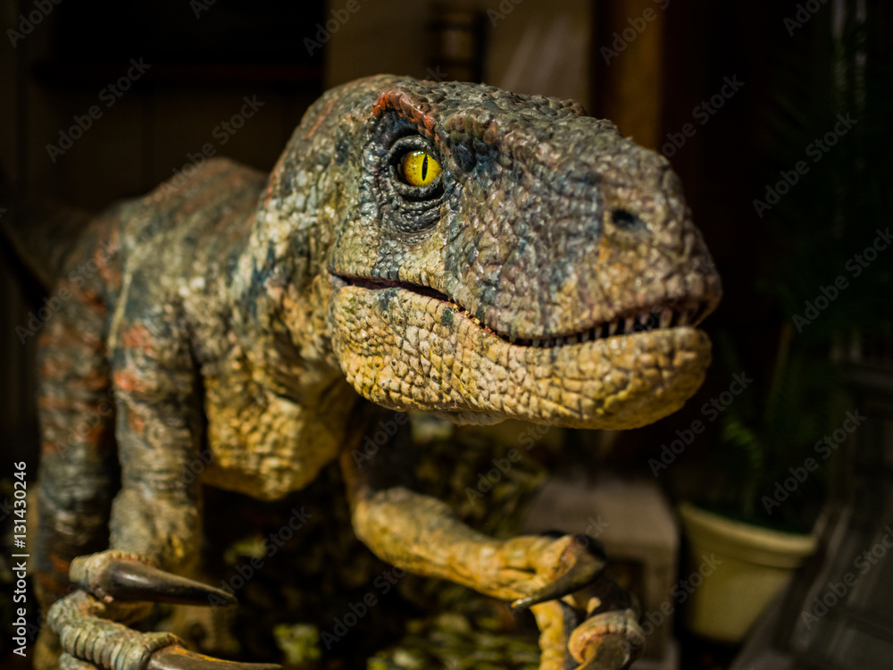 Fototapeta premium Dinozaur, skup się na oku