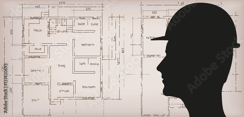 Men man male person young caucasian silhouette builder profile 