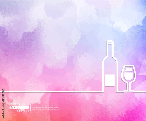 Abstract creative concept vector background. For web and mobile applications, illustration template design, business infographic, brochure, banner, presentation, poster, cover, booklet, document