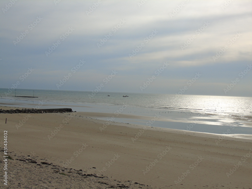 Plage côte Ouest Normandie