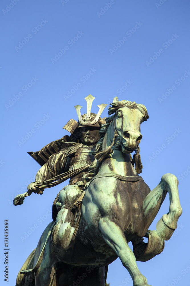 Fototapeta premium Statue of Kusunogi Masashige in Tokyo