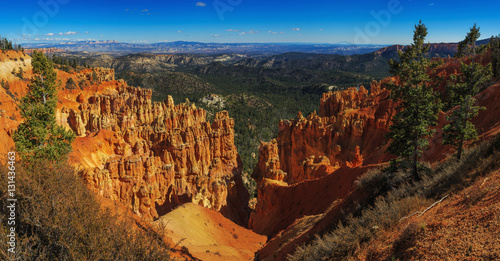 Awesome rock formation in the Bryce Canyon National Park. Utah,