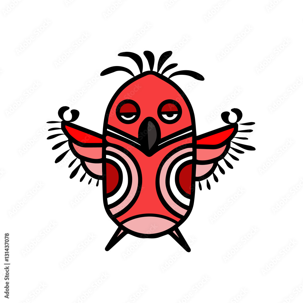 Fototapeta premium Bird keeping calm