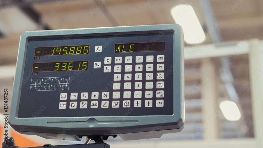 LCD remote control for machine at industrial manufacture factory LCD remote control for machine at industrial manufacture factory