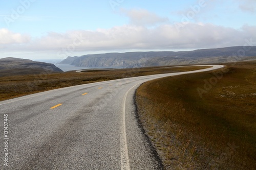 Road to Nordkapp, Finnmark, Norway
