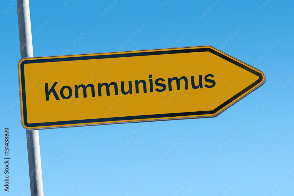 Fototapeta premium Schild 65 - Kommunismus